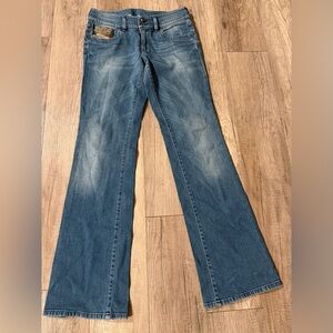 Diesel Indigo Boot Cut Jeans